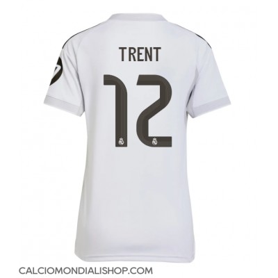 Maglie da calcio Real Madrid Alexander-Arnold #12 Prima Maglia Femminile 2025-26 Manica Corta Maglie da calcio Real Madrid Alexander-Arnold #12 Prima Maglia Femminile 2025-26 Manica Corta